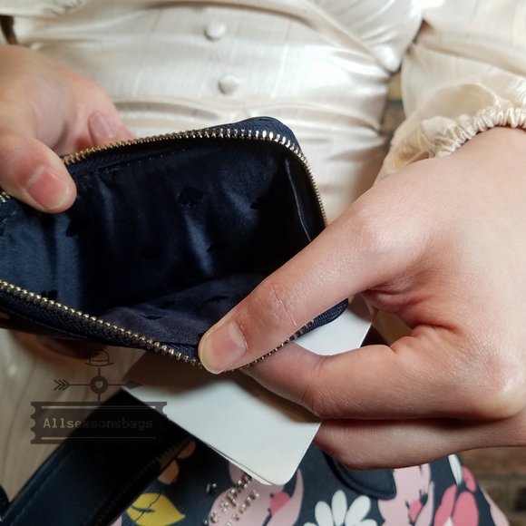 AUTHENTIC Kate Spade Darcy Satchel Road Trip with L-zip Key Chain Card HOLDER - Picture 9 of 10